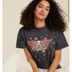 Maurices Aerosmith Retro Vintage Style T-shirt Womens Small